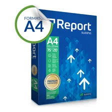 Kit 2 Resma Papel A4 Sulfite Premium 75g 500 Folhas Report Cor Branco Foto mini 2