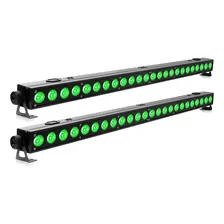 Kit 2 Ribalta Led Rgbw 24 Leds 12w Pixel Quadriled 4n1 Dmx 127/220v Foto mini 1