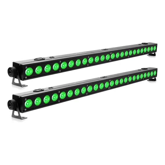Kit 2 Ribalta Led Rgbw 24 Leds 12w Pixel Quadriled 4n1 Dmx 127/220v Foto 1