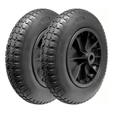 Kit 2 Rodas Pneumáticas 325x8 Ou 36cm Carrinho Carga 120kg Foto mini 1