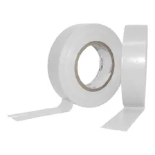 Kit 2 Rolo Fita Isolante Branco Profissional Antichamas 20m Lisa Foto mini 1