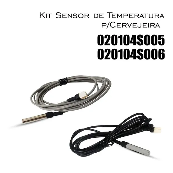 Kit 2 Sensor Temperatura Sonda P/ Cervejeiras Metalfrio Foto 1