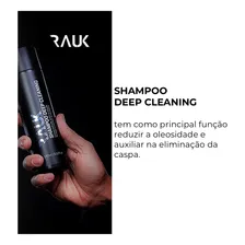 Kit 2 Shampoo Anticaspa Masculino Cabelos Oleosos Rauk 240ml Foto mini  3