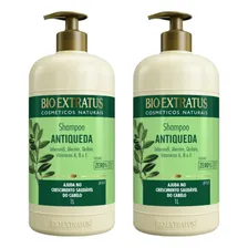 Kit 2 Shampoo Antiqueda Jaborandi 1 Litro Bio Extratus Foto mini 1