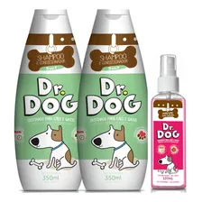 Kit 2 Shampoos 350ml Pet - Perfume - Hipoalergênicos Fragrância Versões Foto  mini 1