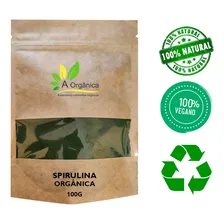 Kit 2 Spirulina 100% Pura Orgânica 100g Foto mini  2