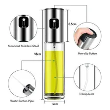 Kit 2 Spray Porta Azeite/vinagre Aço Inox Sem Desperdício Foto mini 3