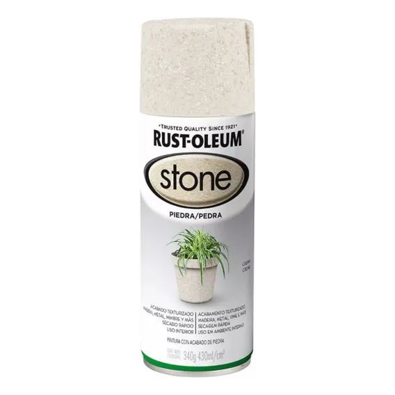 Kit 2 Sprays Stone Rust Oleum Creme Foto 1