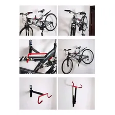 Kit 2 Suporte Bicicleta Bike Parede Horizontal Porta Bike Foto mini  2
