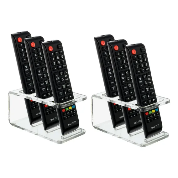 Kit 2 Suporte Porta Controle Remoto Flutuante Em AcrÃlico Foto 1