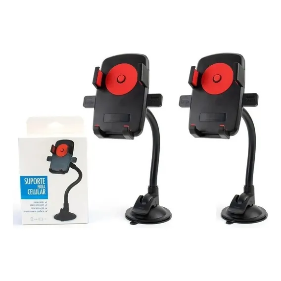 Kit 2 Suporte Universal Veicular Para Celular Smartphone Foto 1