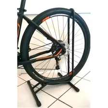 Kit 2 Suportes De Chão L Bike Descanso Para Bicicleta Cor Preto Foto mini 2