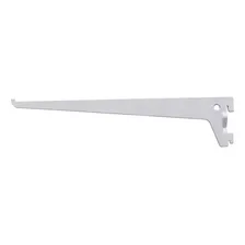 Kit 2 Suportes Para Trilho Prateleira 25cm Branco Foto  mini 1