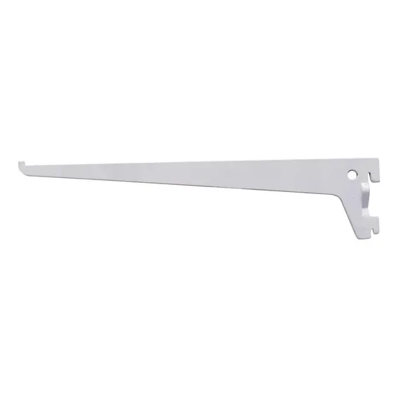 Kit 2 Suportes Para Trilho Prateleira 25cm Branco Foto 1