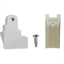 Kit 2 Suportes Puxador da porta De Cima Geladeira Electrolux Db52 Db53 ib53 + 1 Parafuso Foto mini 3
