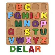 Kit 2 Tabuleiros Alfabeto Letras Maiuscula E Minuscula Foto mini 3