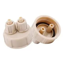 Kit 2 Tampas Co2 Caseiro Garrafa Padrão Pet Aquário Foto  mini 1