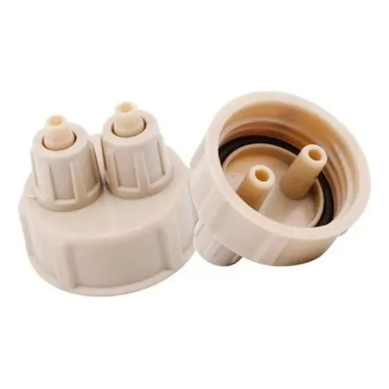 Kit 2 Tampas Co2 Caseiro Garrafa Padrão Pet Aquário Foto 1
