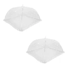 Kit 2 Tela Mosquiteiro Tule Protetor Cobre Alimento 36cm Foto mini 1
