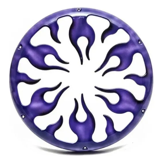 Kit 2 Tela Plastico Ludovico Fire Roxo Alto Falante 12 Foto 1