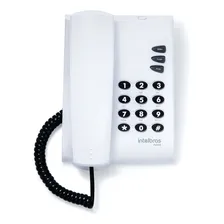 Kit 2 Telefones som Fio Mesa ou Parede Pleno Branco Intelbras Foto mini 2