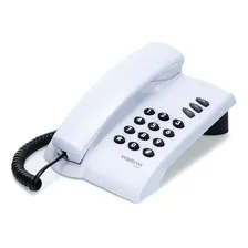 Kit 2 Telefones som Fio Mesa ou Parede Pleno Branco Intelbras Foto mini 3