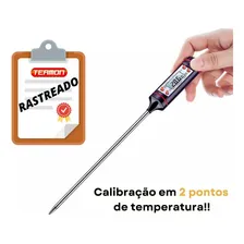 Kit 2 Termômetro Digital Espeto Culinário Alimento Cozinha Cor Preto Foto mini 4
