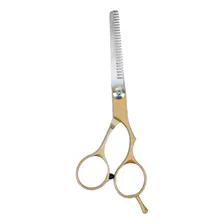 Kit 2 Tesouras Profissionais Desfiadeira Cortar Cabelo 7 Pçs Foto mini 2