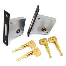 Kit 2 Trava Tetra Fechadura Auxiliar Bronze Pado Mesma Chave Foto  mini 1
