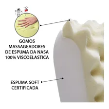 Kit 2 Travesseiro Espuma Da Nasa Viscoelástico Massageador Foto mini 4