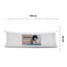 Kit 2 Travesseiros Body Pillow Grande 40cm X 1,30m Altenburg Foto mini  3