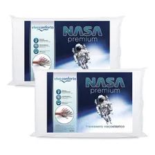 Kit 2 Travesseiros Nasa Viva Conforto Antialérgico Aproveite Foto mini 1