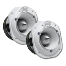 Kit 2 Tweeter Eta-44 Trio Eros 300w Rms 8 Ohms Eros Eta 44 Cor Branco Foto mini 1