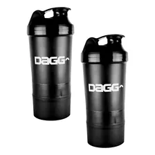 Kit 2 Un Coqueteleira Academia Shaker Shakeira Compartimento Foto mini 1
