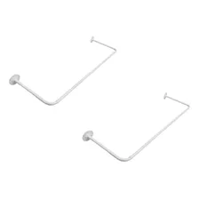 Kit 2 Uni - Arara Parede Roupas Cabideiro Loja Quarto 120cm Cor Branco Foto mini 1