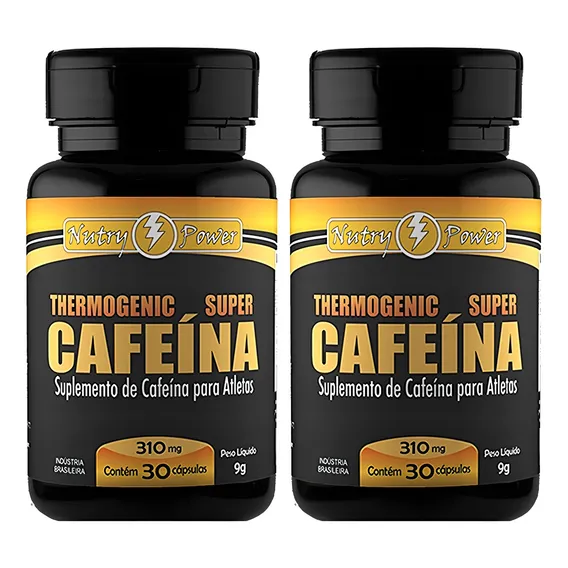Kit 2 Unidades Cafeína 60cps 310mg Nutry Power Foto 1