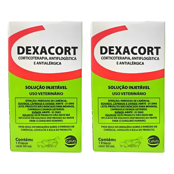 Kit 2 Unidades - Ceva Dexacort Inj 25mg 50ml Foto 1