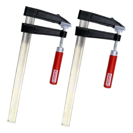 Kit 2 Unidades Grampo Sargento Marceneiro 100x400mm Starfer Foto 1