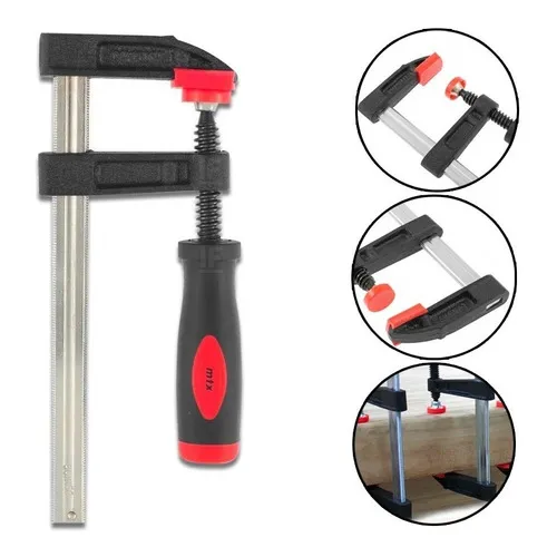 Kit 2 Unidades Grampo Sargento Marceneiro 12pol 300mm Tipo F MTX Foto 1