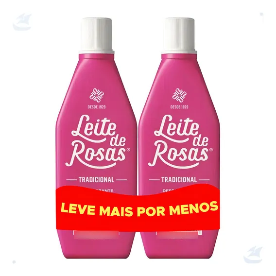 Kit 2 Unidades Leite Rosas Tradicional 100ml Foto 1