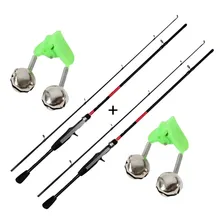 Kit 2 Varas Carretilha Carbono Ágata Albatroz 1,50m 6-12lb Foto mini 1