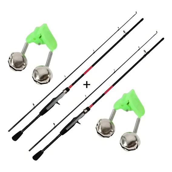 Kit 2 Varas Carretilha Carbono Ágata Albatroz 1,50m 6-12lb Foto 1