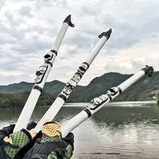Kit 2 Varas Ultralight Telescópica P/molinete 2,10m Foto mini 4