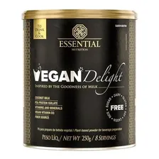 Kit 2 Vegan Delight Leite De Coco Essential Nutrition 250g Foto  mini 1