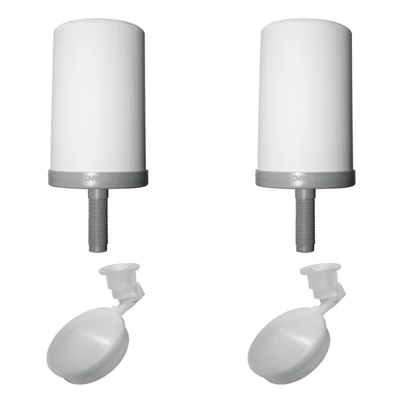 Kit 2 Velas Tripla Ação Esterilizante + 2 Boias Stefani Cor Branco Foto 1
