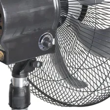 Kit 2 Ventilador Coluna 50cm 200w Industrial Turbo 6pá Preto Foto mini  2