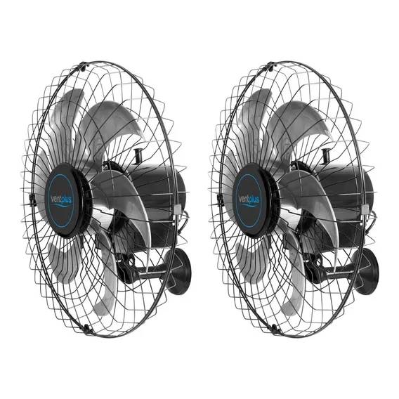 Kit 2 Ventilador De Parede 200w + Forte Potente Biturbo 220v Foto 1