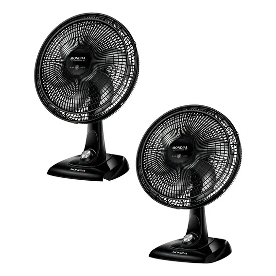 Kit 2 Ventilador Mondial De Mesa 40cm 6pas 220v Silencio Foto 1
