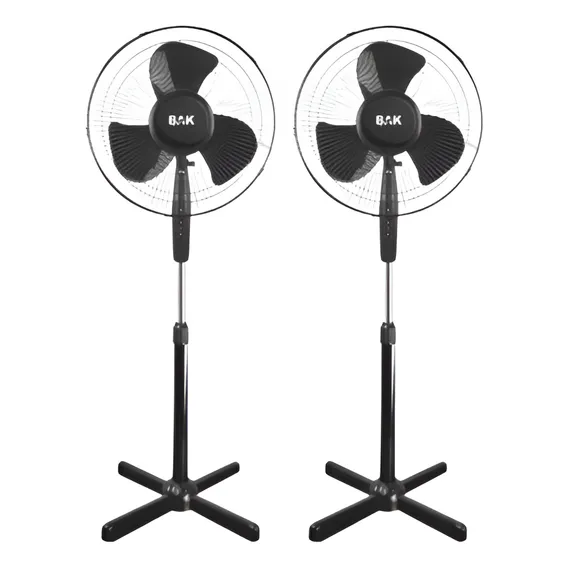 Kit 2 Ventiladores 3 Pás Silencioso Coluna Ajustável 110v Foto 1