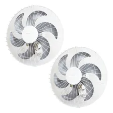 Kit 2 Ventiladores Parede 50cm Industrial 6 Pás 110v Branco Foto  mini 1